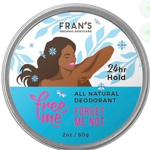 - Fran’s Organic Body Care All Natural Deodorant